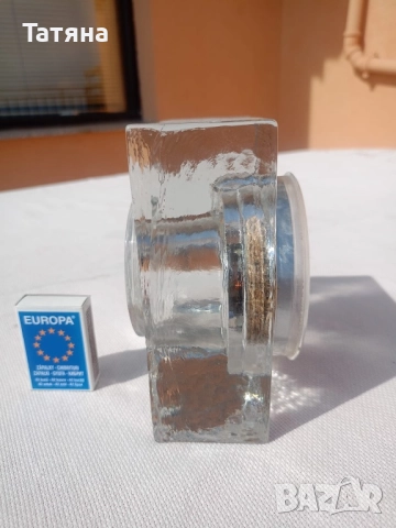 Настолен стъклен часовник, снимка 3 - Други - 51633217