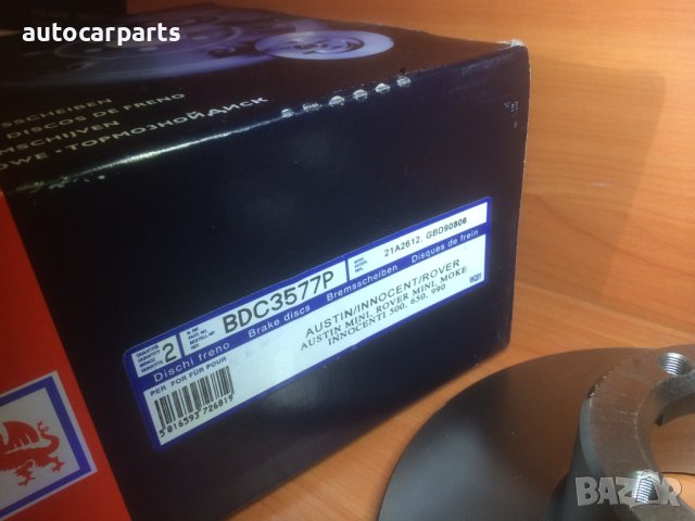 Комплект спирачни дискове за Роувър Мини, Остин Мини и Иносенти Мини , снимка 4 - Части - 43852256