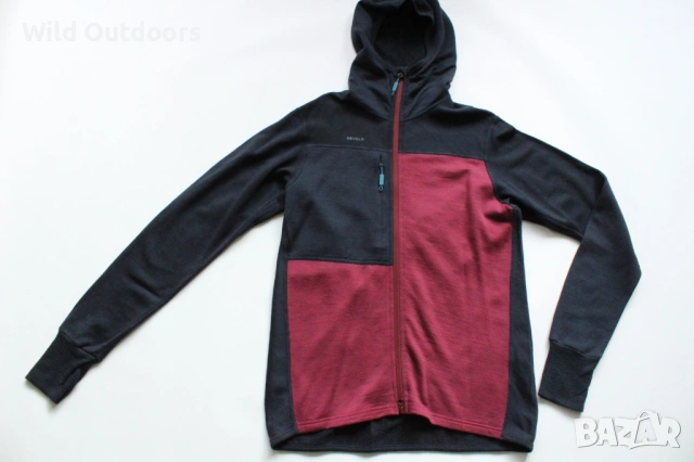 DEVOLD - мъжки мерино суичър, размер М