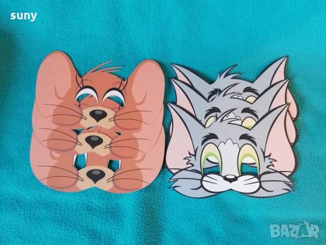 Парти маска Том и Джери, снимка 6 - Други - 34879573