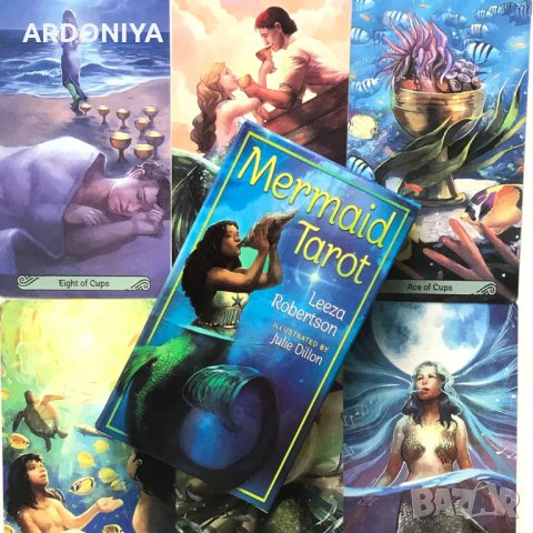 Mermaid Tarot - карти Таро , снимка 8 - Други игри - 35176156