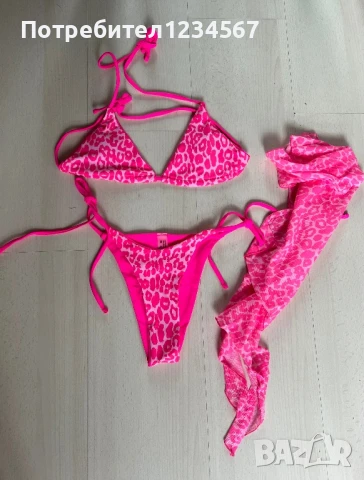 Нов уникален бански от 3 части💕🏝️, снимка 3 - Бански костюми - 51090334