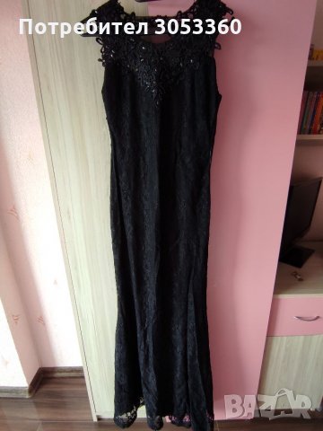  Офицялна ,Бална ,черна Рокля по тялото, снимка 5 - Рокли - 32675529