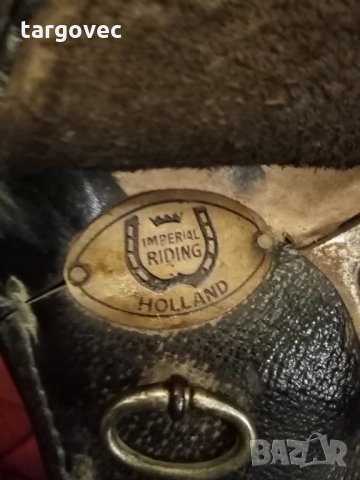 Автентично старо кожено седло, снимка 4 - Антикварни и старинни предмети - 29696470