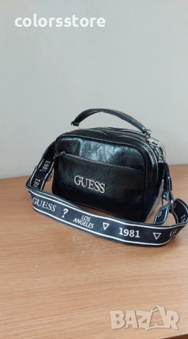 Черна чанта Guess/SG82p, снимка 5 - Чанти - 51741617