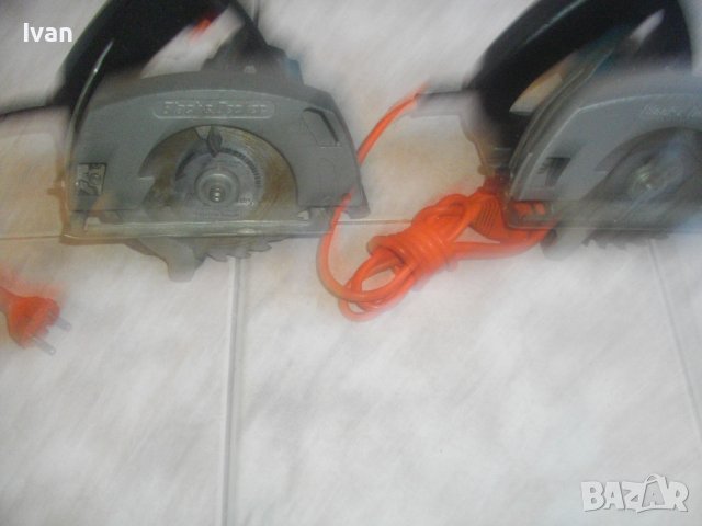 Оригинален-Black Decker DN56-W.Germany-Малък Ръчен Немски Циркуляр-ф130мм-450Вата-Отличен-Блек Декер, снимка 2 - Други инструменти - 37437656