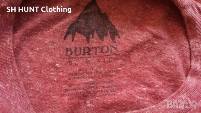 BURTON T-Shirt Размер L мъжка тениска ски сноуборд 11-58, снимка 7 - Тениски - 52794879
