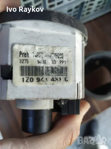 Ключ за светлини Skoda Octavia Ii 2 1z094141431c, снимка 2 - Части - 48558402