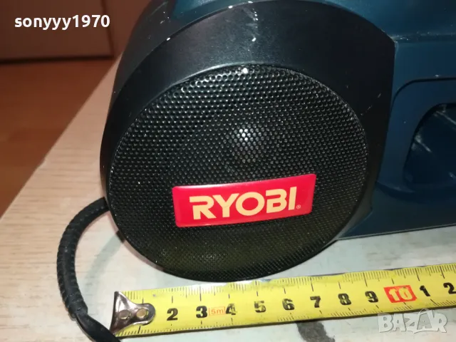 RYOBI-СТРОИТЕЛНО РАДИО И ЗАРЯДНО 0801250813, снимка 7 - Радиокасетофони, транзистори - 48595204
