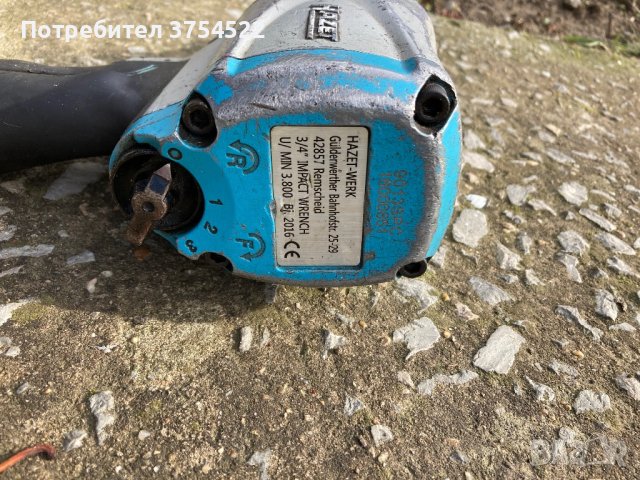 Hazet Ударен гайковерт 3/4" , снимка 3 - Други инструменти - 43156840