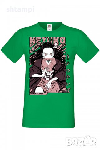 Мъжка тениска Demon Slayer Nezuko Kamado 01,Анимация,игра,Празник,Повод,, снимка 7 - Тениски - 38075632