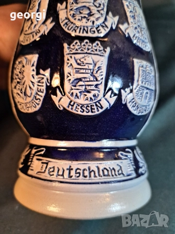 немска колекционерска халба за бира 29/6, снимка 5 - Антикварни и старинни предмети - 52809084
