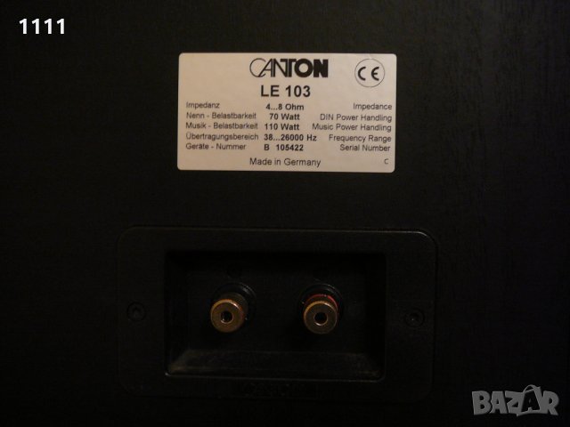 CANTON LE-103, снимка 5 - Тонколони - 35335531