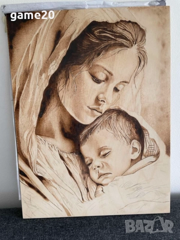 Ръчна Пирография-ИКОНА