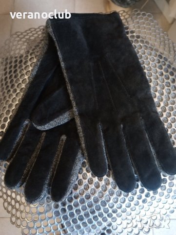Мъжки ръкавици от естествена кожа и текстил Frumoas L, снимка 2 - Ръкавици - 43800164