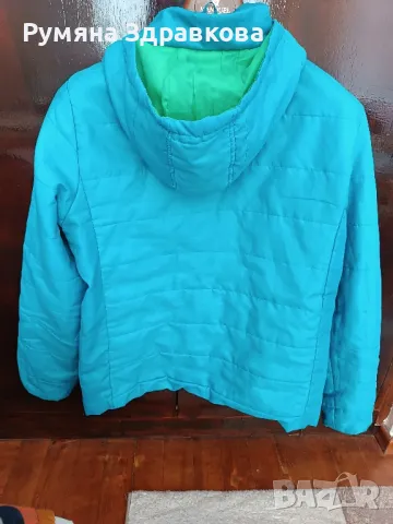 Пролетно-есенно шушляково синьо яке L/XL размер, снимка 3 - Якета - 49692345