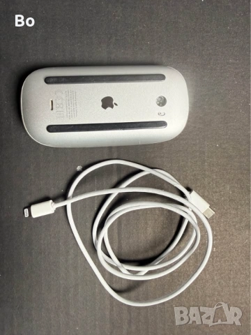 Apple Magic Mouse – оригинална, с кабел lightning, снимка 2 - Клавиатури и мишки - 53462642