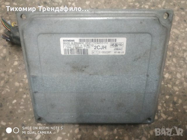 ECU компютър бензин 6S61-12A650-FH 2CJH S120977315H SIM210 FORD Fiesta 1.2 6S6112A650FH