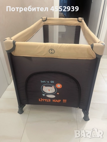 Преносима детска кошарка с матраче, снимка 2 - Бебешки легла и матраци - 51659019