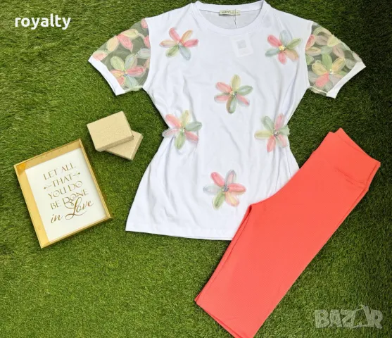 Памучни дамски комплекти , снимка 16 - Спортни екипи - 49756097