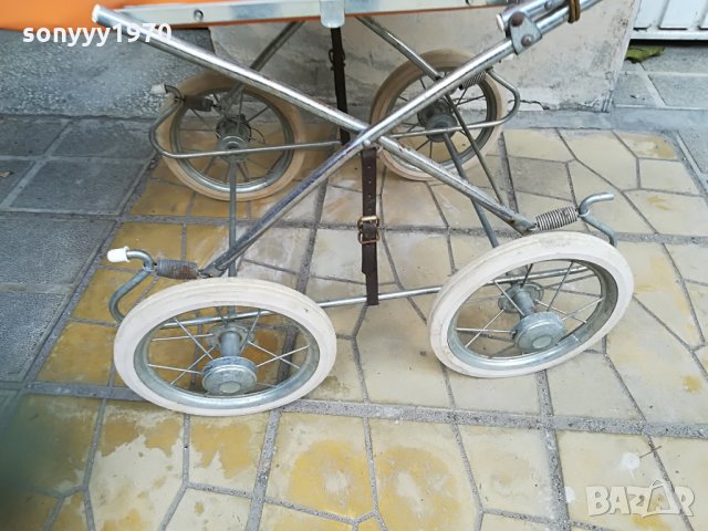 АНТИКА-РЕТРО КОЛИЧКА ЗА БЕБЕ/КУКЛА-80Х70Х45СМ, снимка 16 - Антикварни и старинни предмети - 26222532