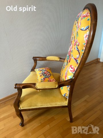 Антикварно кресло ТРАВИАТА, модел „Волтер“, снимка 9 - Антикварни и старинни предмети - 43355956