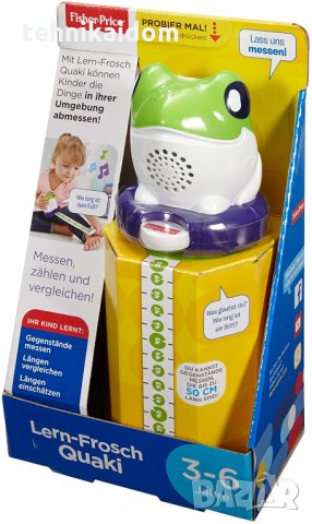 Детска жаба говореща Fisher-Price Learning Frog Quaki налични 2 броя, снимка 5 - Музикални играчки - 32936596