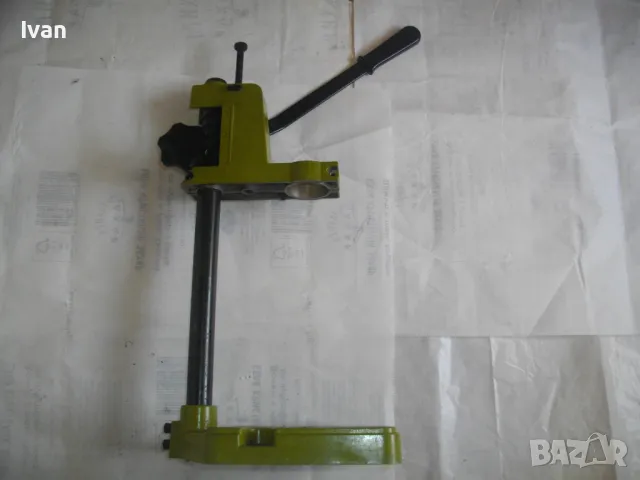 HANSEATIC НОВА НЕМСКА СТОЙКА ЗА БОРМАШИНА ОЛЕКОТЕНА АЛУМИНИЕВА 2,0 кг/работен ход 60 мм, снимка 11 - Бормашини - 48253332