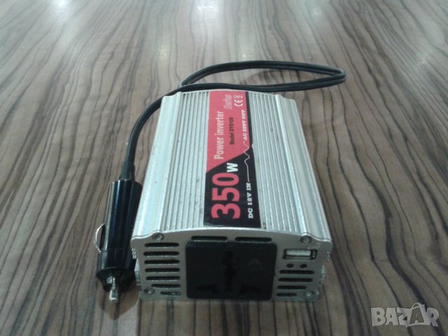Инвертор за кола +USB 12V -220V 350W , снимка 3 - Аксесоари и консумативи - 32447642