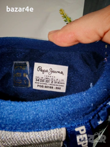 Детски зимни боти Pepe Jeans, 34 номер, сини, снимка 9 - Детски боти и ботуши - 53231673