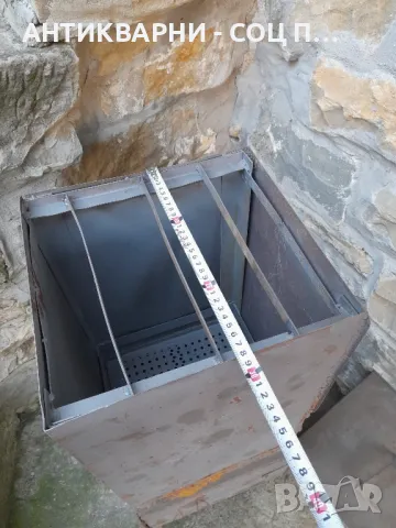 Стара Метална Ръчно Изработена Пушилня За Месо., снимка 10 - Антикварни и старинни предмети - 48722262