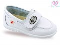Бели бебешки мокасини за момче №22-№26, Испания, снимка 1 - Бебешки обувки - 33026608