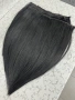 Естествена коса черна 180гр50см, снимка 6