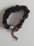 Дамска черна гривна, снимка 2