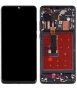 LCD Дисплей за Huawei P30 + тъч скрийн + Рамка / Черен / КЛАС A, снимка 1 - Резервни части за телефони - 43868012