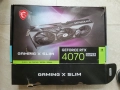 Кутия от видео карта MSI GeForce RTX 4070 super (gaming X slim), снимка 1