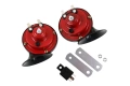 Комплект двутонни тромби клаксони тип „Охлюв“ 12V 120dB с реле 2 PIN, снимка 2