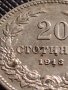 МОНЕТА 20 стотинки 1913г. ЦАРСТВО БЪЛГАРИЯ УНИКАТ ПЕРФЕКТНО СЪСТОЯНИЕ РЯДКА ЗА ЦЕНИТЕЛИ 35754, снимка 8