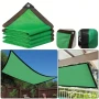 Слънцезащитна зелена тента - сенник за плътна сянка, 3х5, 3х7, 4х8 метра и други, снимка 6