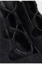 Дамски сандали с връзки на широк ток. 38 номер H&M Divided, снимка 4