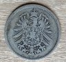 Германия 1 марка 1875 буква А  д15, снимка 2