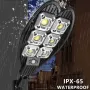 ПРОМО ЦЕНА СУПЕР МОЩНА Соларна 1200W LED Лампа IP65+стойка+дистанц, снимка 1