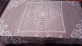 Плетена покривка 133смХ120см и конци  ретор брилянте , снимка 4