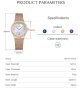 Дамски часовник Naviforce Quartz Watch, Бял / Златист, снимка 9