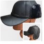 Мъжка кожена шапка с козирка и  ушанки, снимка 1 - Шапки - 43409937
