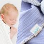 HAFY BABY Меко и дишащо одеяло от муселин 100% памук за новородени бебета, 110x80 см (лилаво) , снимка 6