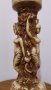 Винтидж фигура, свещник колона от алабастър.
Височина 48 см. 
Перфектно състояние., снимка 2