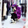 Блуза с качулка суичър суетшърт BAPE A Bathing Ape Purple Camo M L XL лилав, снимка 1 - Суичъри - 28017958