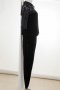 Черен дамски гащеризон кадифе марка Rylko by Agnes & Paul - M, снимка 4