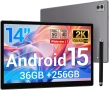 Огромен 14 инчов Таблет BEYNIVAN Android 15 36GB RAM 256GB ROM, USB-C кабел, адаптер, писалка ..., снимка 1